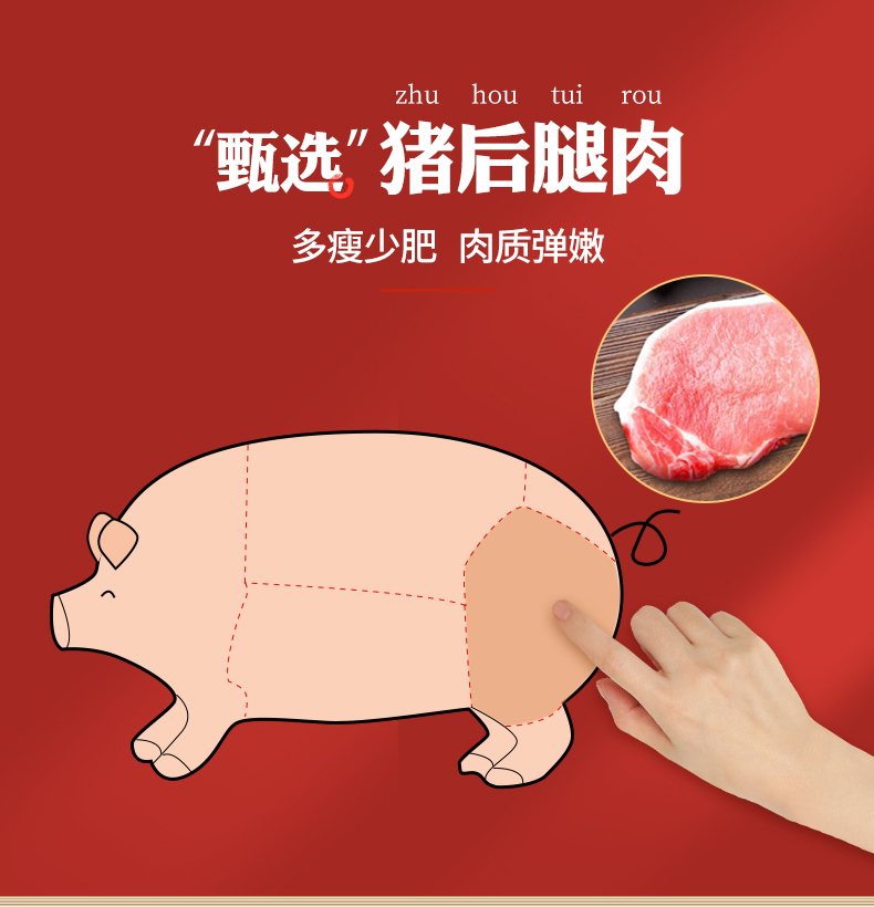 中粮出品  梅林 优选午餐肉罐头 340g*3罐 图3