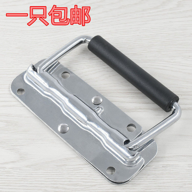 Spring Folding Pull Handle Toolbox Active Handle Wooden Case Ring Handle Industrial Equipment Box Handle