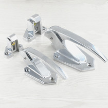 Adjustable oven door lock transfer window hasp handle cold storage door lock oven lock adjustable handle oven accessories