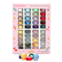 YOKOMO household sewing machine 40 color bobbin thread set bobbin can be reused