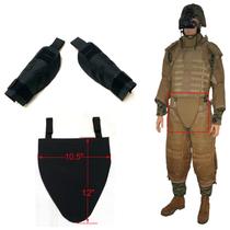 Male General shoulder - guard three - piece set component of the chest - guarding vest vest send 3 plates outdoor motion black