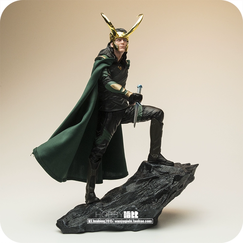 Nhà máy Brazil cùng đoạn 1/10 Avengers Thor Thor Anh trai Loki tượng tượng xe làm đồ trang trí thủ công - Capsule Đồ chơi / Búp bê / BJD / Đồ chơi binh sĩ