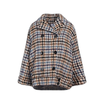 Hong Kong direct mail trendy luxury Stella Jean womens wool coat