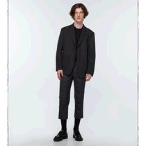 Hong Kong direct mail trendy luxury comme Des Garçons mens striped straight fit wool trousers