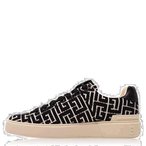 Hong Kong direct mail trendy luxury Balmain mens B Court interwoven pattern training sneakers