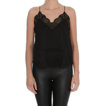 Hong Kong direct mail ZADIG VOLTAIRE womens tops WWCR00001NOIR