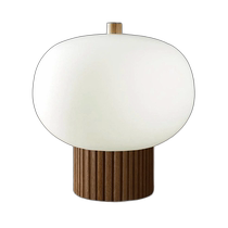 nova of californiaTambo Accent Table Lamp - Dark Walnut Finish Weathered Brass