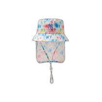 Korean direct mail MLB KIDS Water Monogram front collar bucket hat New York State (white) QH