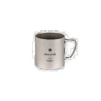 (Direct mail from Japan) snow peak titanium double-layer cup multi-color 450ml outdoor barbecue cooking