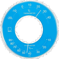 (Direct mail from Japan) EMPEX Serena Color Thermohygrometer LV-4356 Blue Thermometer
