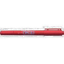 Japan direct mail Japan direct purchase uni oily double mark fine print ultra-fine red PA121T 15 Mitsubishi pencil