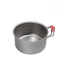 Self-operated｜EVERNEW Titanium Cup 570FD Cup ECA531 Lightweight Cup Outdoor Camping Tool