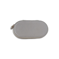 Hong Kong direct mail trendy luxury Monica Vinader womens mini oval leather jewelry box