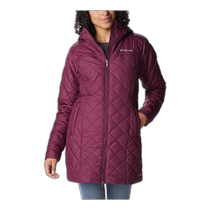 Hong Kong Direct Mail Fashion Luxury Columbia Womens Crest™ Copper Brown Long Jacket