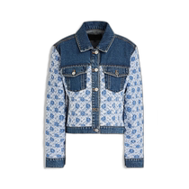 Hong Kong direct mail trendy luxury Maje womens denim terry jacket MFPBL00611