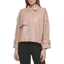 (Direct Mail from the United States)DKNY)DKNY Womens Faux Leather Motorcycle Jacket