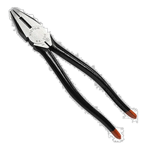 (Direct mail from Japan) Fujiya No. 8 pliers black 200mm electrical engineering metal work 200