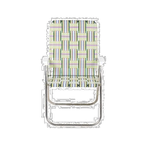 Korean direct mail LAWNCHAIR Classic Spring White DUW0708 American classic woven chair