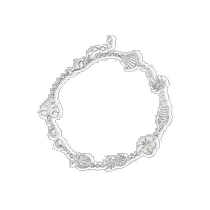 Ross-Simons Sterling Silver Beach Life Anklet - 9 in (USA