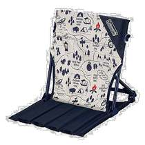 (Direct mail from Japan) Coleman simple chair with white print design and strong steel frame structure