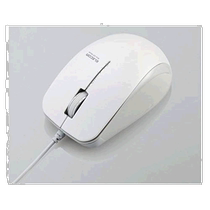 (Direct mail from Japan) Elecom M-BL27UBWH BlueLED wired mouse 3 buttons 2000dp