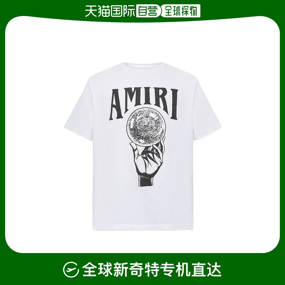 Hong Kong Direkt werbung Amiri Logo Kurzarm T-Shirt PS23MJG007