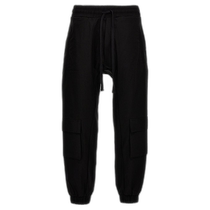 Hong Kong direct mail trendy luxury Thom Krom mens crotch drawstring overalls MST436 black