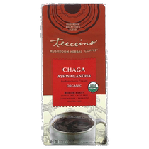 Hong Kong Straight Hair Teeccino Mushroom Herbal Coffee Medium Roast Caffeine-Free Chaga and Ashwagandha 284g