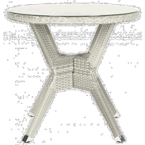 safaviehLanger Round Dining Table - gray (American Outlet) straight hair