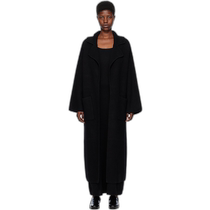 Hong Kong direct mail trendy luxury TOTÊME womens black coat 241WRT1018YA0024