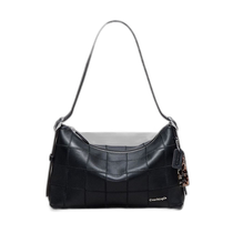 US direct mail COACH Alter Ego checkerboard leather shoulder bag CY360 black