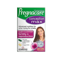 European direct mail British pharmacy Vitabell pre-pregnancy Omega3 fish oil dha eye protection brain iodine tablets vitamin 1 box