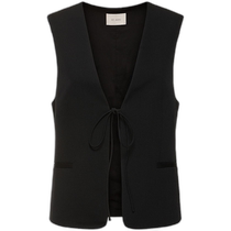 Hong Kong direct mail trendy luxury ST AGNI womens Rouleau stretch wool vest