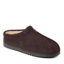 Dearfoams Mens Dean Authentic Suede Clogs Home Shoes Slippers - Brown (USA