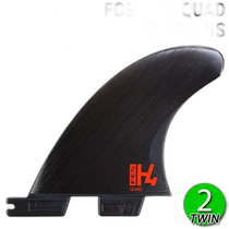 Direct mail from Japan FCS2 H4 QUAD REAR FIN FCSII FCS2 H4 quad rear fins 2 pieces of surfboards