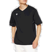 (Direct mail from Japan) Descente windbreaker short-sleeved sportswear active wear sports top black O