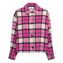 Hong Kong direct mail trendy luxury Msgm womens wool blend plaid jacket