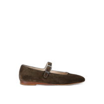 Hong Kong direct mail fashionable luxury Le Monde Beryl womens Mary Jane suede ballet shoes