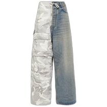 Hong Kong direct mail fashionable luxury Balenciaga womens cotton rip-resistant denim overalls 0