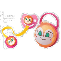 (Direct mail from Japan) Lec baby pacifier set pink cartoon pattern 0-3 months simple KK-179