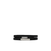 Hong Kong direct mail Saint Laurent Mens Double Wrap ID Bracelet 758343BL44E