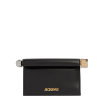 Hong Kong direct mail trendy luxury Jacquemus La Petite Pochette Rond leather clutch for women