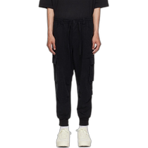 Hong Kong Direct Mail Trendy Luxury Y-3 Mens Black Utility Cuffed Overalls H63081