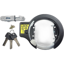 (Direct mail from Japan) Captain Stag bicycle lock round lock 3B Φ13 16 19mm black