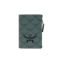 Hong Kong direct mail MCM mens wallet MXSESAC02G00FORESTGREEN