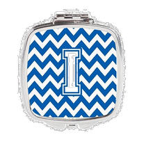 CJ1045-ISCM Letter I Chevron Blue Whit