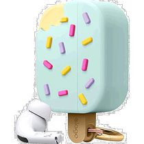 elago AirPods Pro silicone earphone case mint cream ice cream buckle