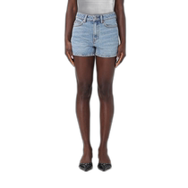 Hong Kong Direct Mail Fashion Luxury Alexander Wang Ms. Patch Denim Shorts 4D