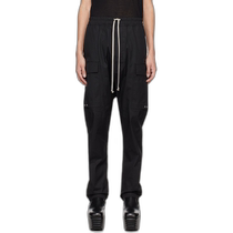 Hong Kong direct mail trendy luxury Rick Owens Rick Owens mens black Long overalls RU