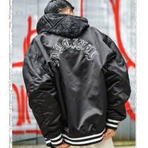 Japanese direct mail Subciety Unisex nylon baseball jacket Large version design Comfortable and loose